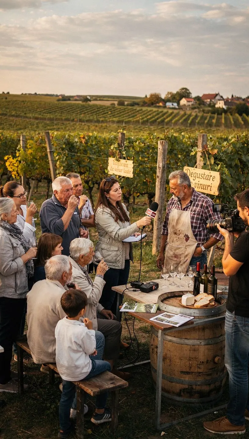 Residents engaging with digital media for neighborhood updates