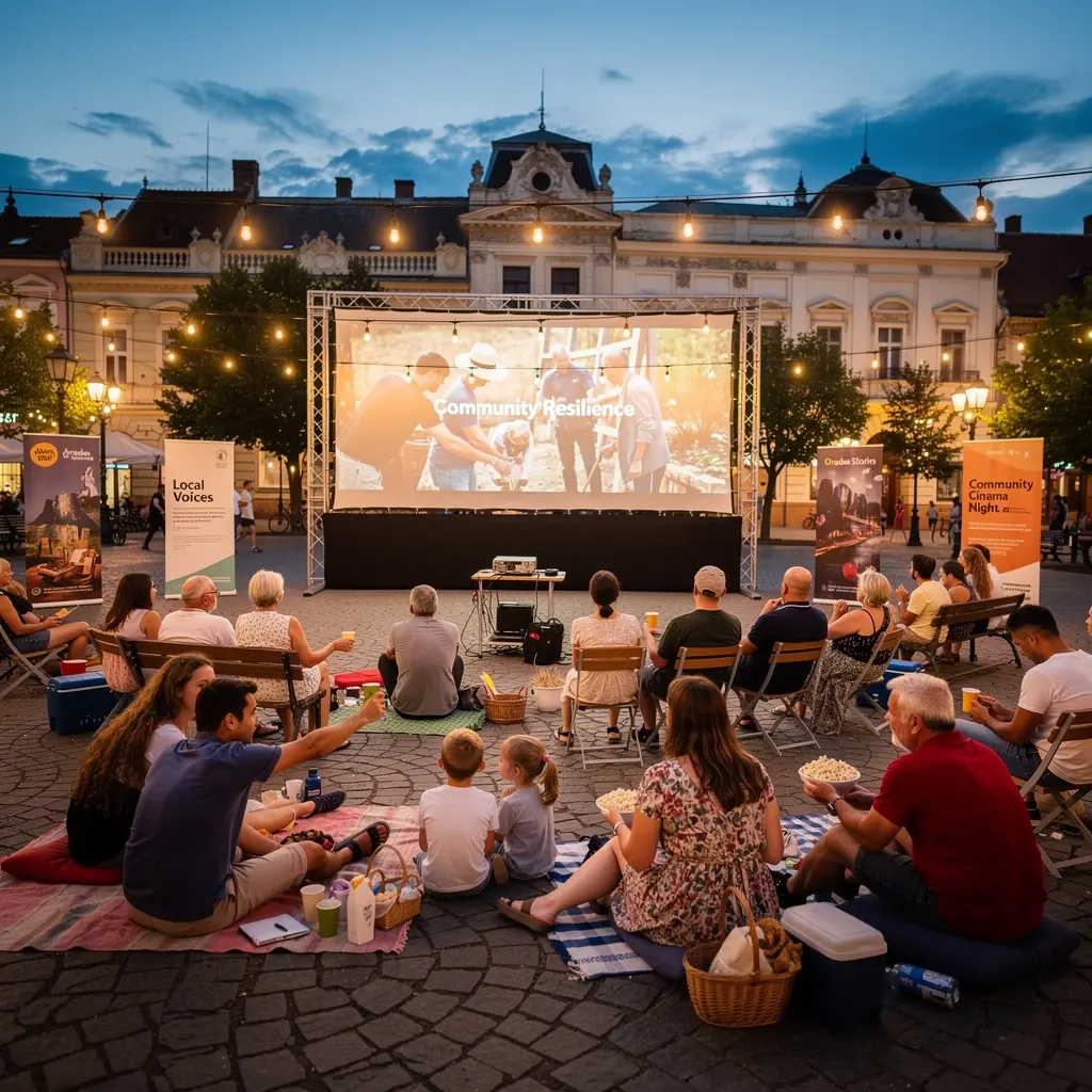 Residents accessing local news through various media.